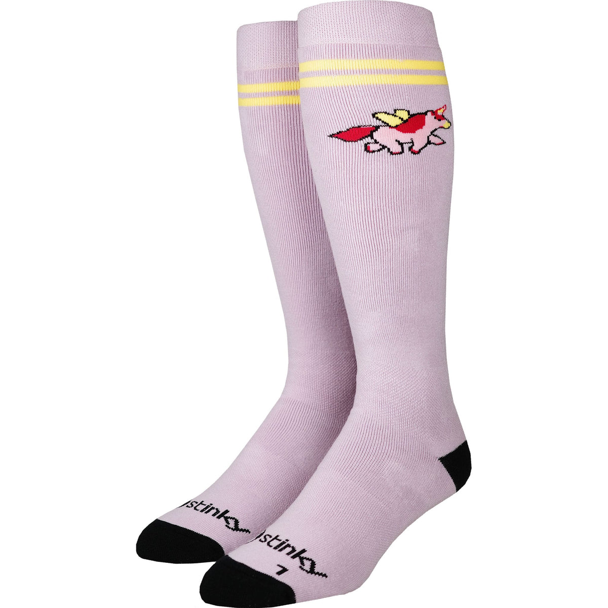 Stinky Socks Cloud Chaser Rose Pink Snowboard Socks