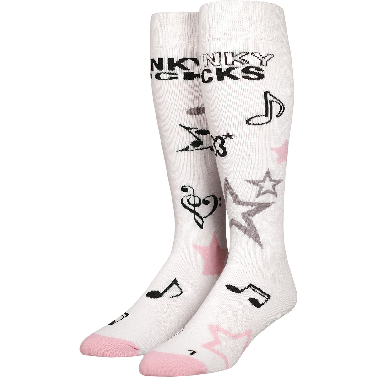 Stinky X Jibgurl Socks Jibgurl 26 White Socks