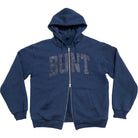 The Bunt Double Zip-Up Hoodie Blue Sweatshirts