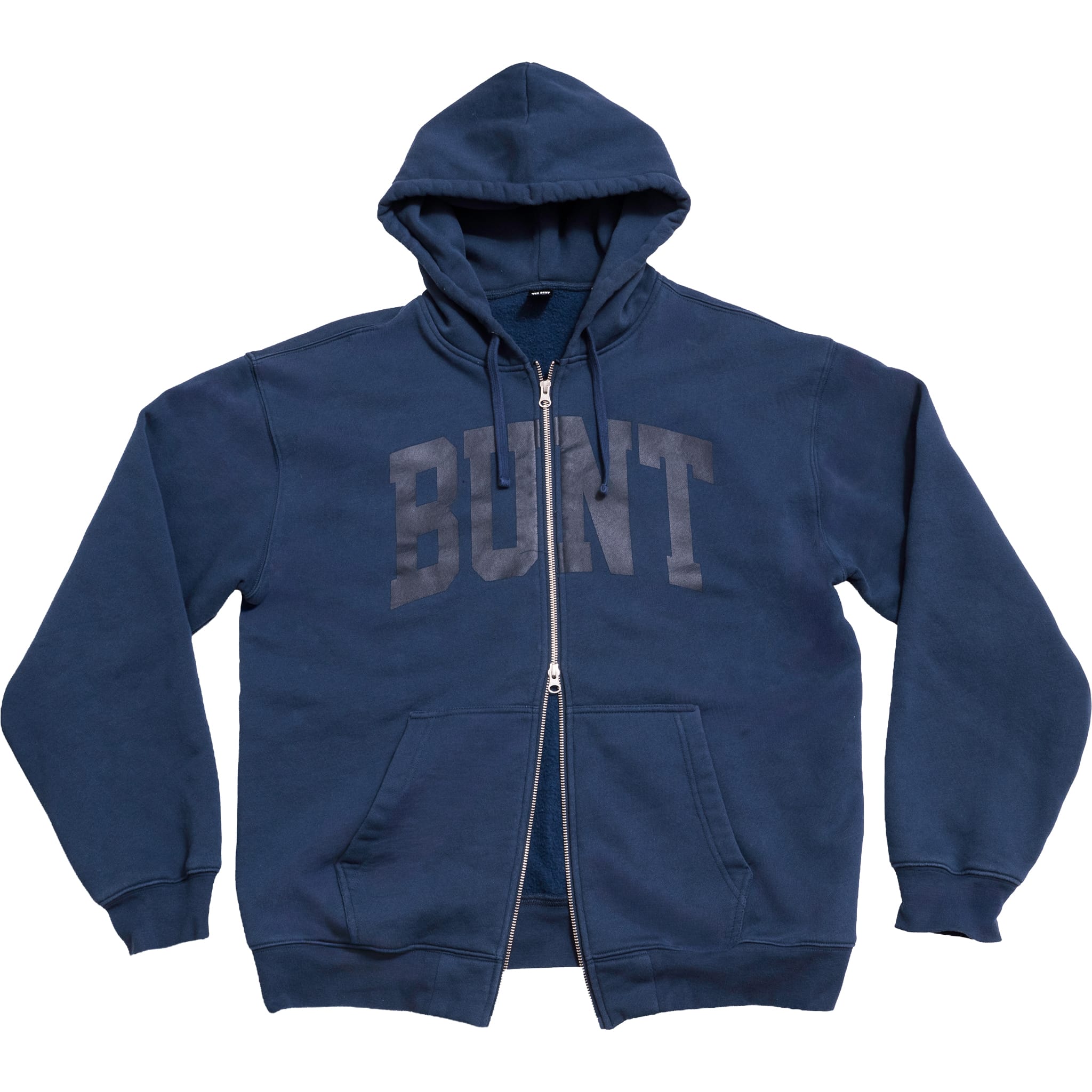 The Bunt Double Zip-Up Hoodie Blue Sweatshirts