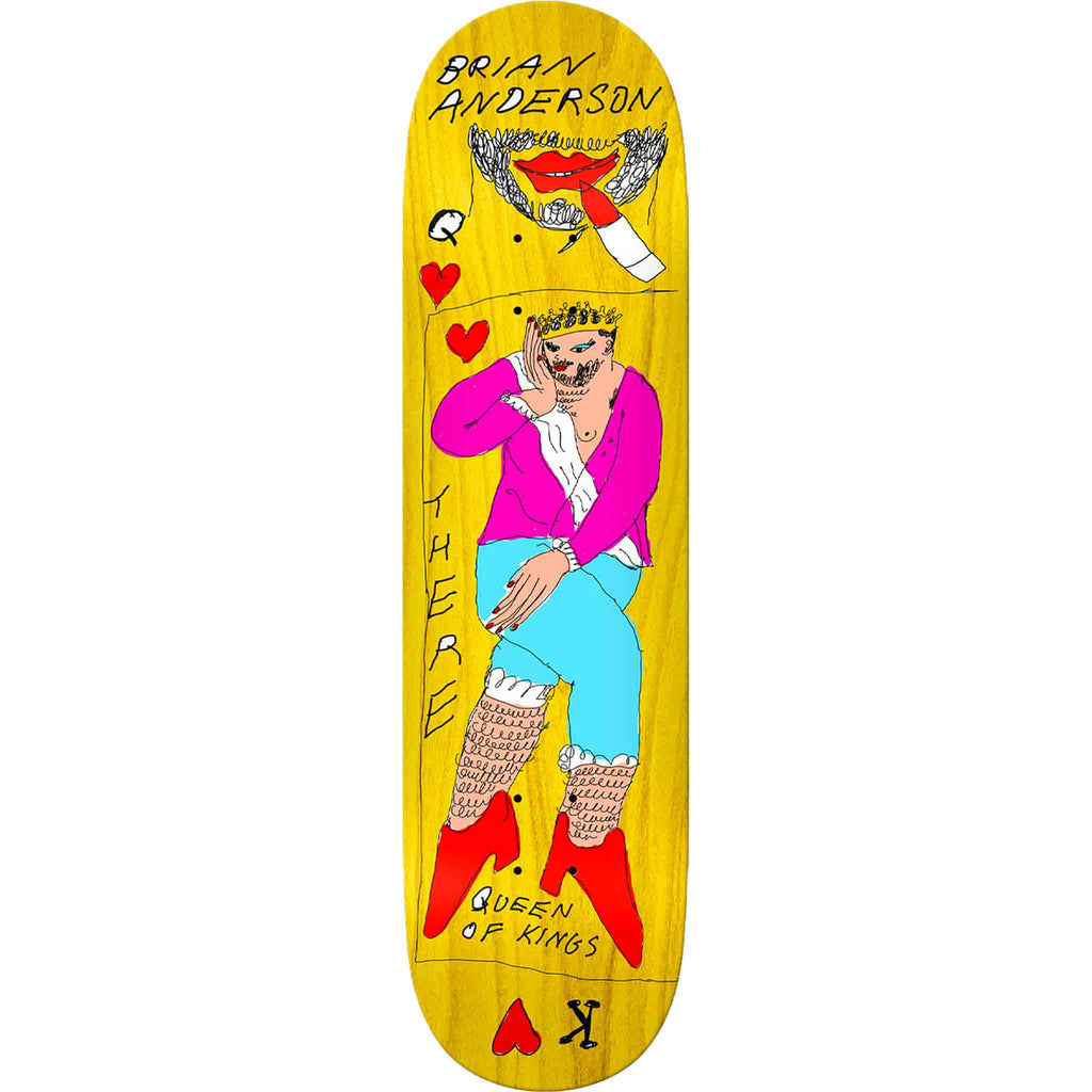 There B.A. Guest Queen of Kings 8.5" Skateboard Deck Skateboard