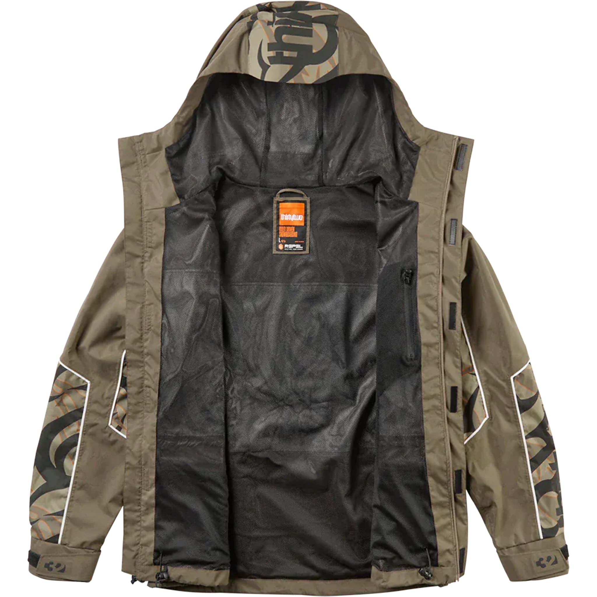 ThirtyTwo Corduroy Jacket Brown Camo 2026 Mens Snowboard Jackets