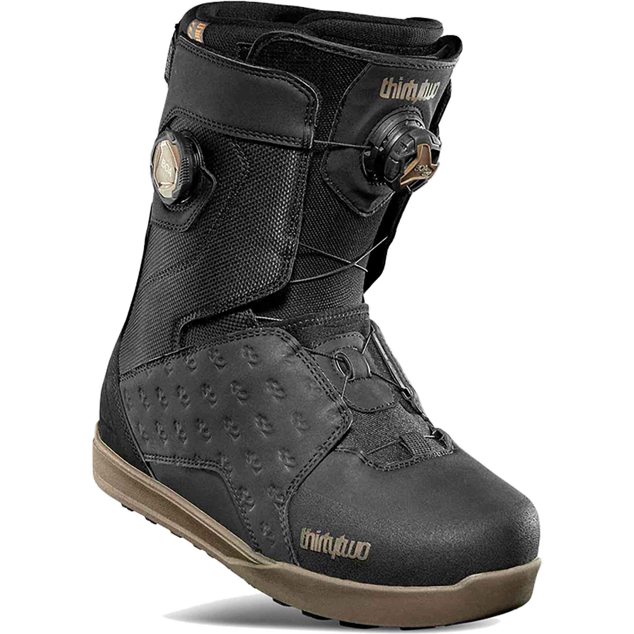ThirtyTwo Lashed Double Boa Snowboard Boot Black Gum 2026 Mens Boots