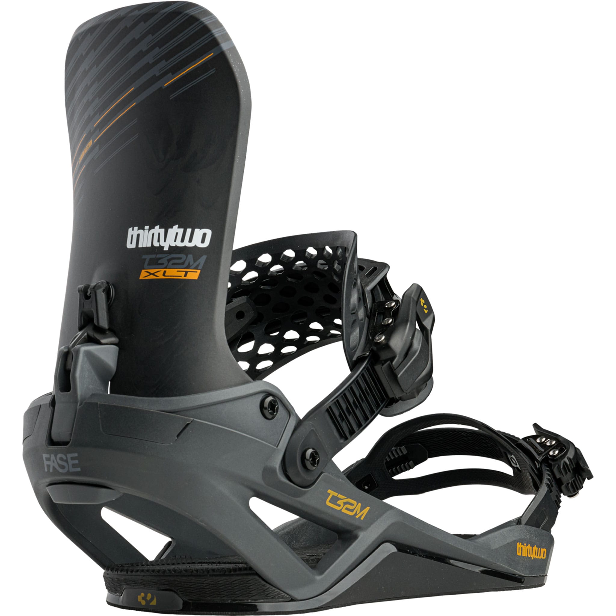 ThirtyTwo T32M XLT FASE Snowboard Bindings Black 2027 Mens Snowboard Bindings