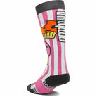 ThirtyTwo Womens Double Sock Pink White Socks