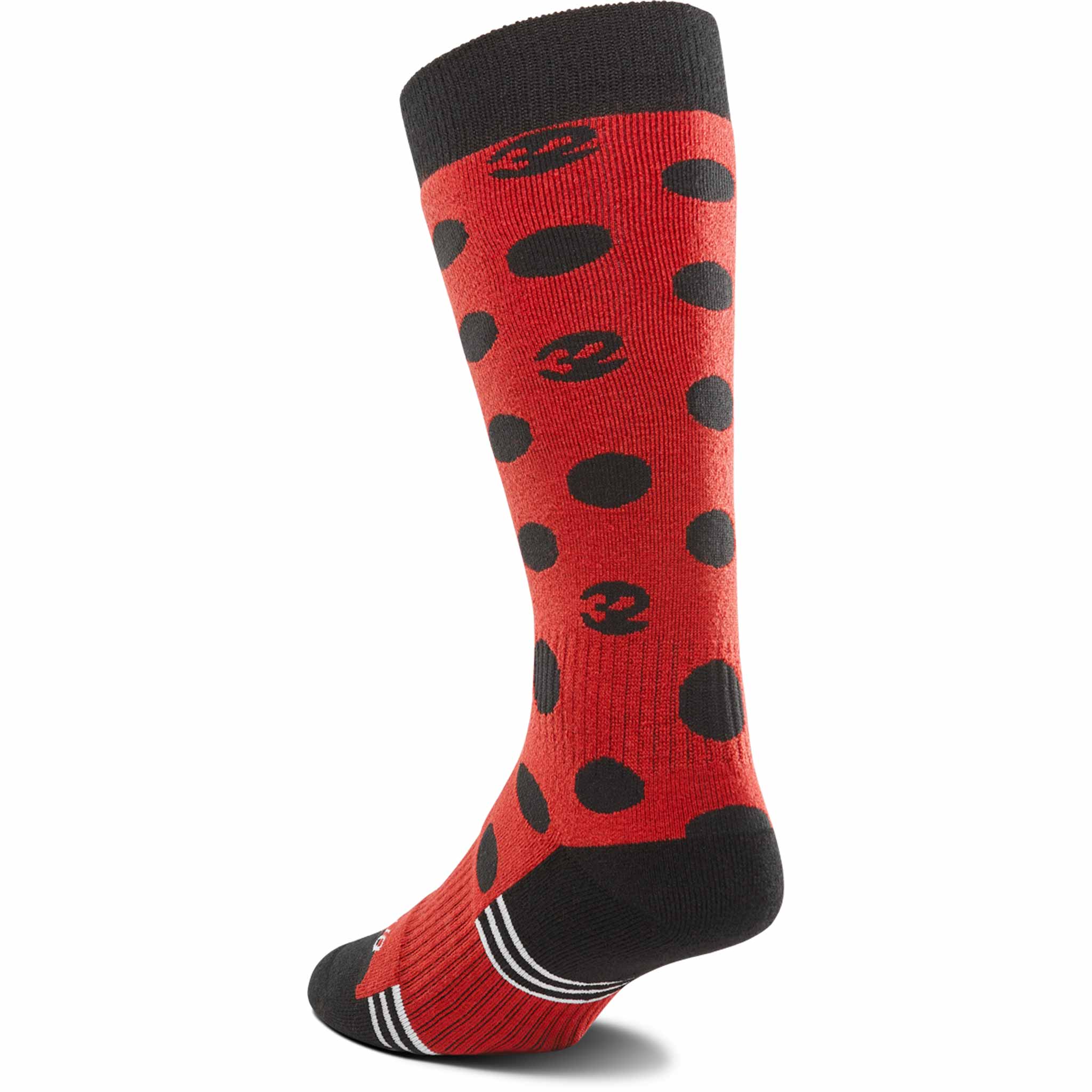 ThirtyTwo Womens Merino Sock Red Black Socks