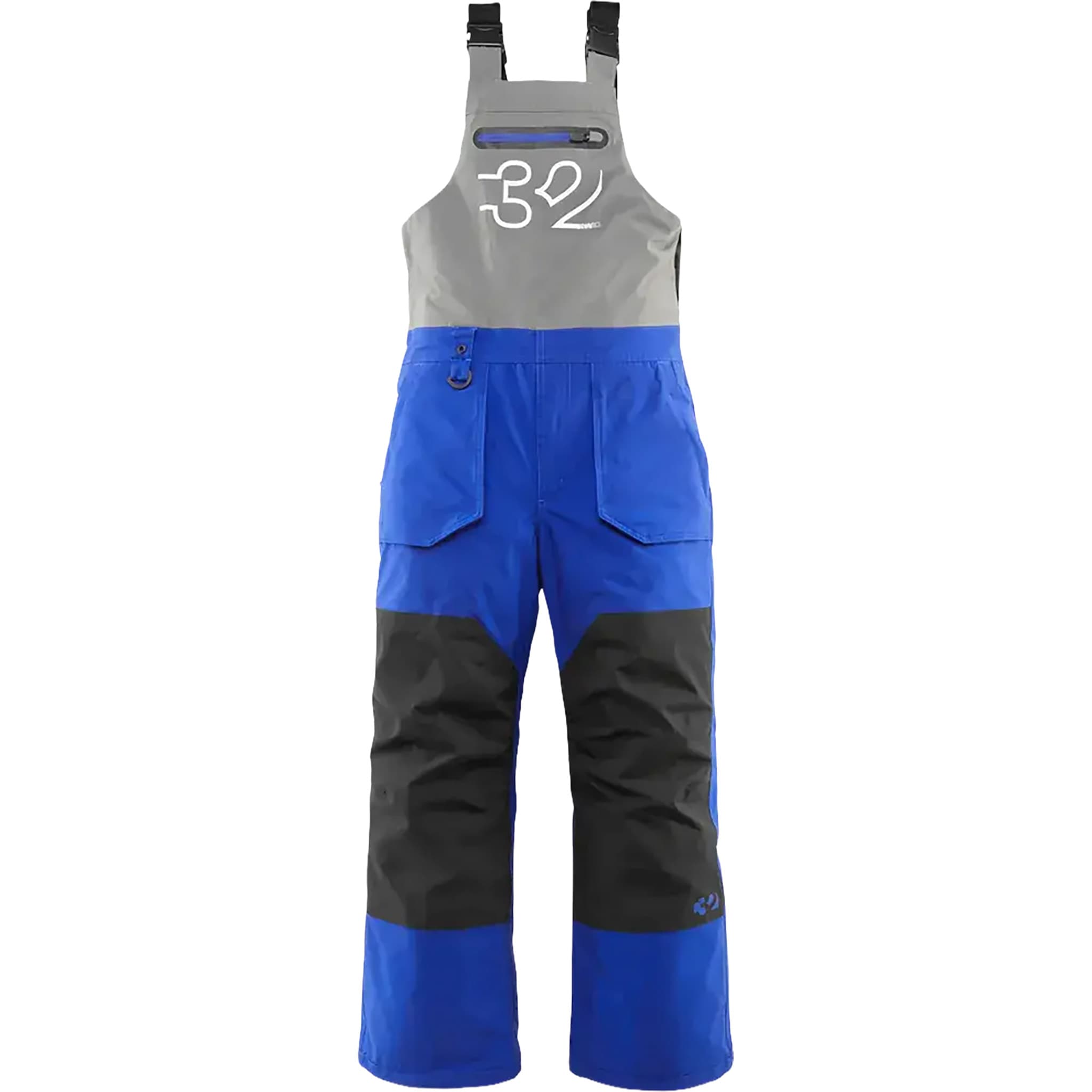 ThirtyTwo Youth Basement Bib Pant Blue 2024 Youth Jackets