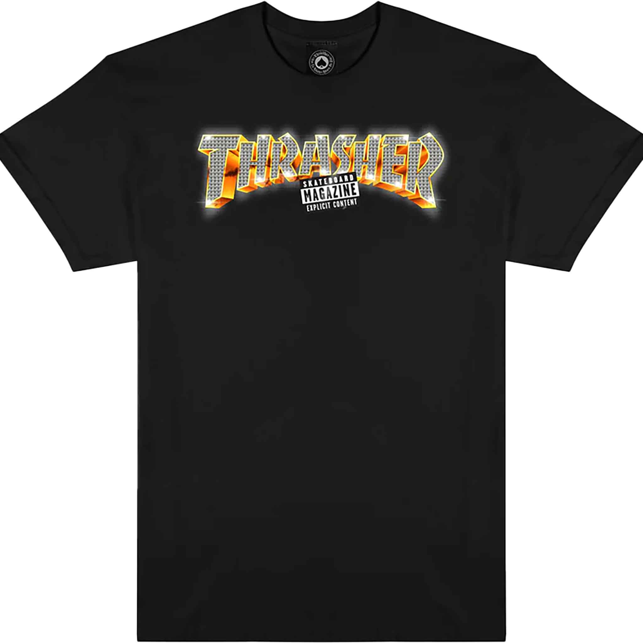 Thrasher Explicit Tee Black T Shirt