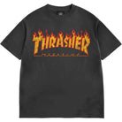 Thrasher Flame Vintage T-Shirt Black T Shirt