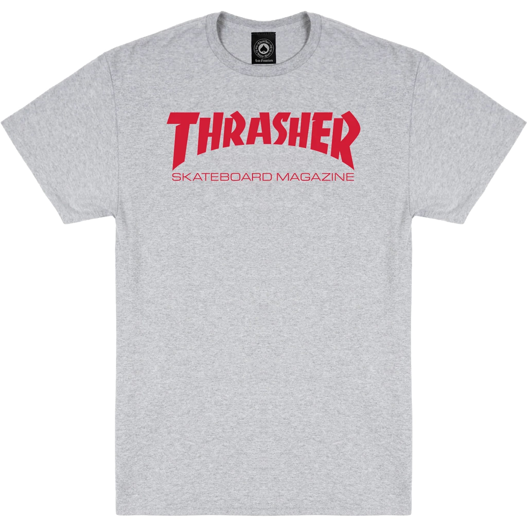 Thrasher Skate Mag T-Shirt Grey Red T Shirt