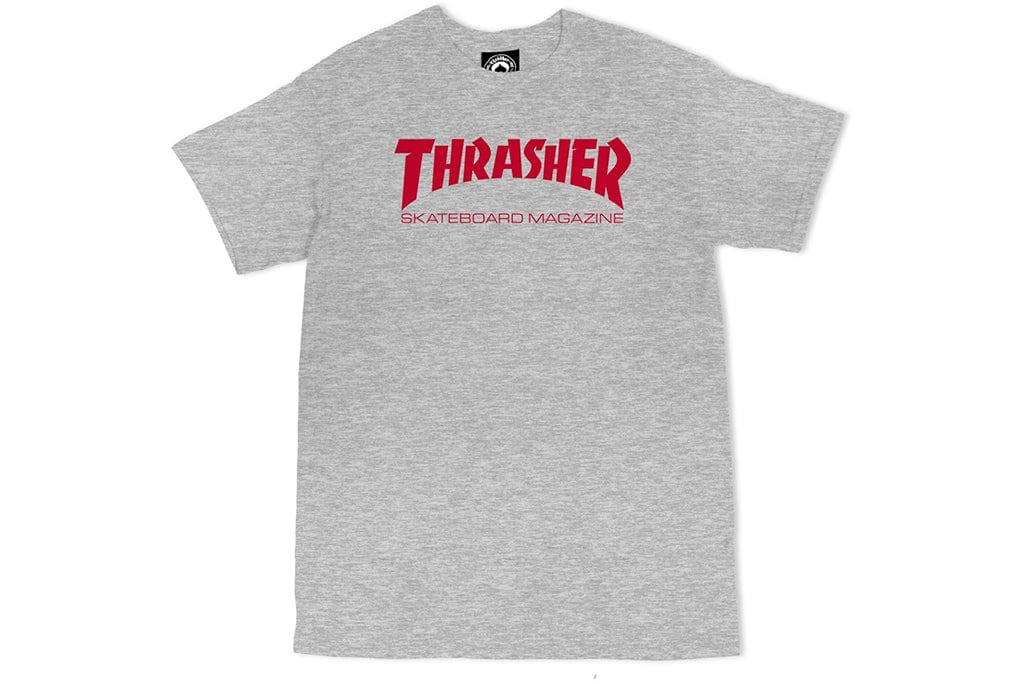 Thrasher Skate Mag Tee Grey Red T Shirt