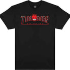 Thrasher X Spitfire Big Head Outline Tee Black T Shirt