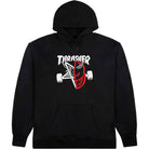 Thrasher X Spitfire Thrash And Burn Hoodie Black Sweatshirts