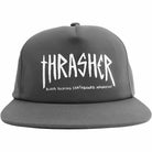 Thrasher X Toy Machine Scratch Snapback Charcoal Hats