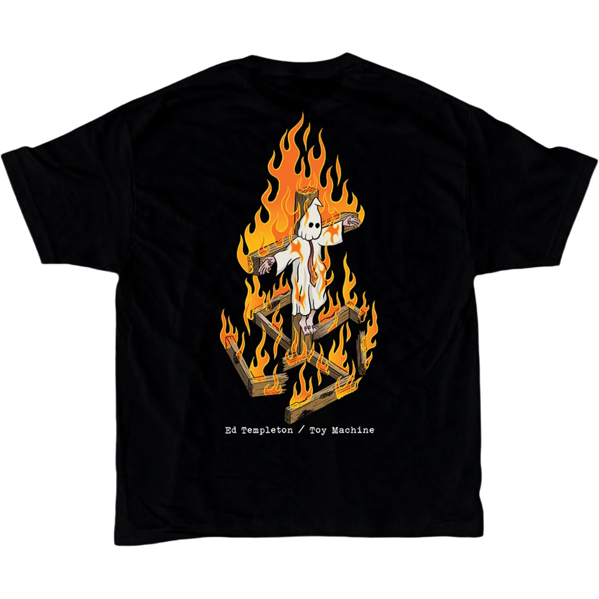 Toy Machine Charred Cross Tee Black T Shirt