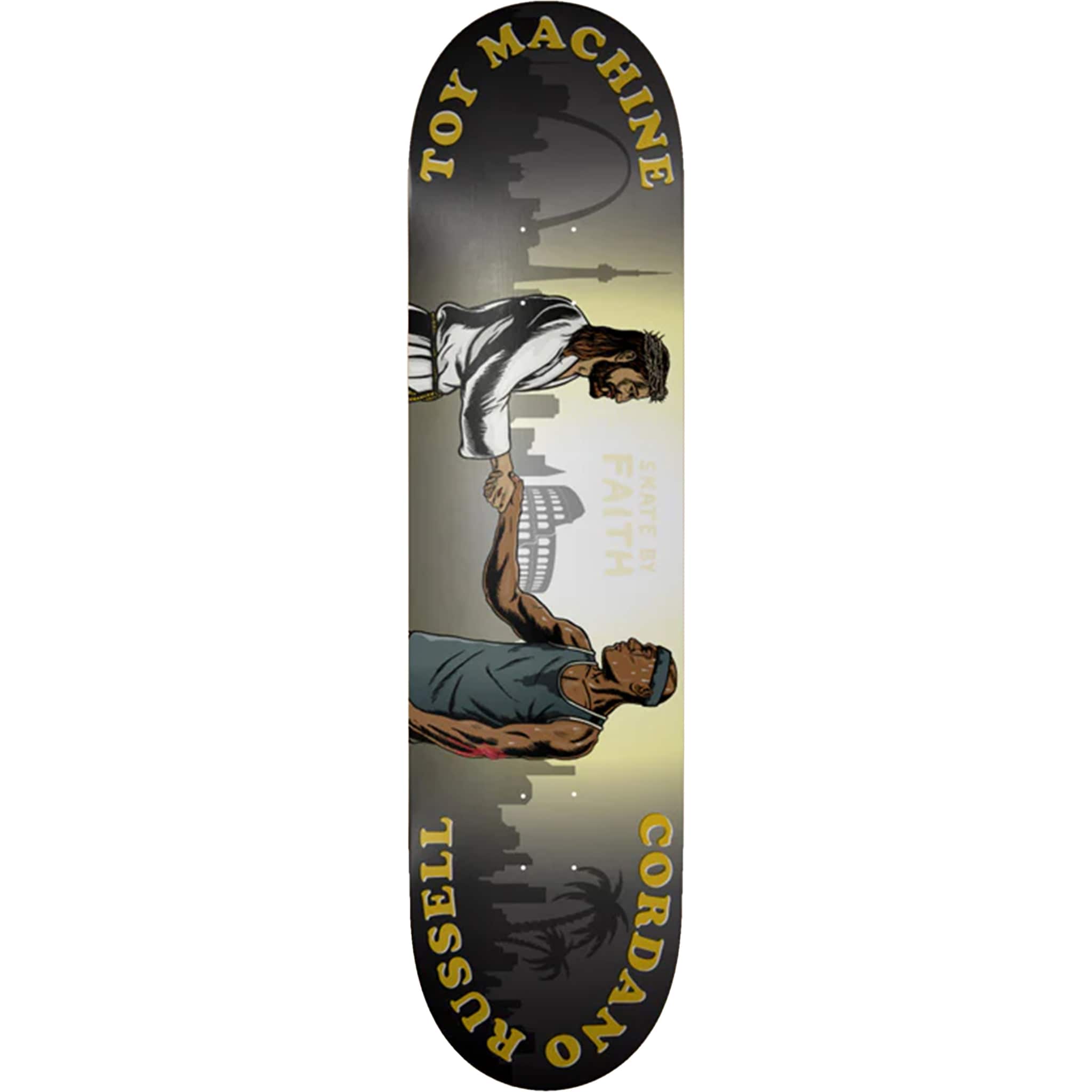 Toy Machine Russell Skate By Faith Skateboard Deck 8.5" Skateboard