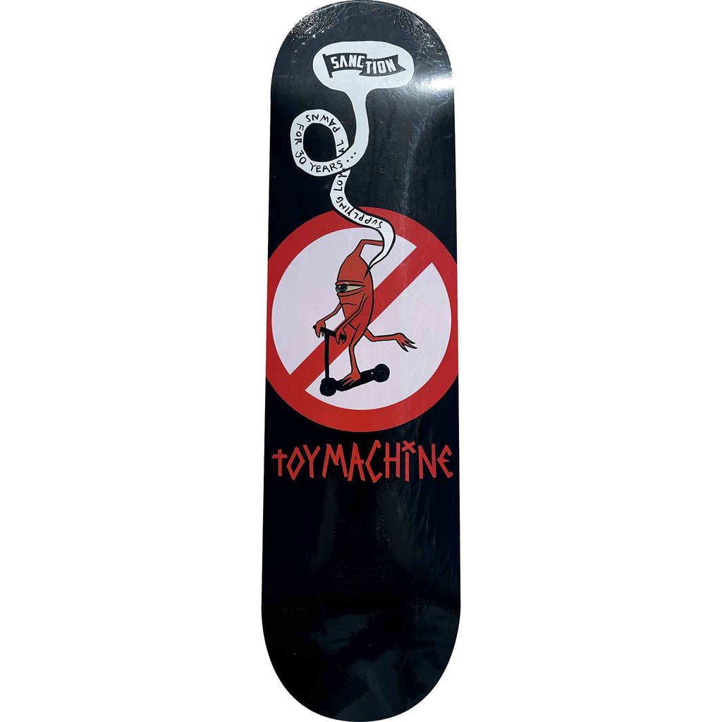 Toy Machine X Sanction No Scooters 8.25" Skateboard Deck Skateboard