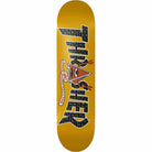 Toy Machine X Thrasher Pyramid Sect 8.5" Skateboard Deck Yellow Skateboard