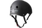 Triple Eight Certified Sweatsaver Helmet Black Rubber Skateboard Helmet