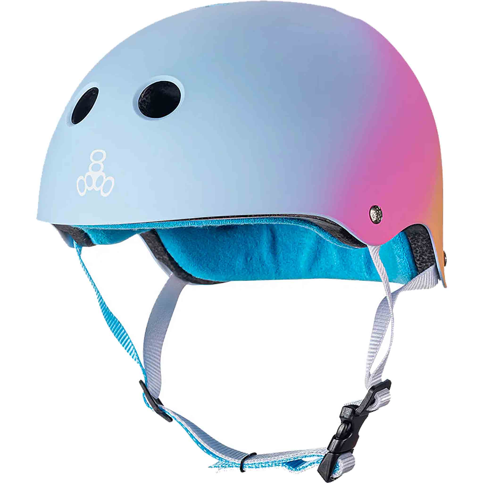 Triple Eight Certified Sweatsaver Helmet Sunset Skateboard Helmet