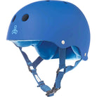 Triple Eight Sweatsaver Helmet Blue Rubber Skateboard Helmet
