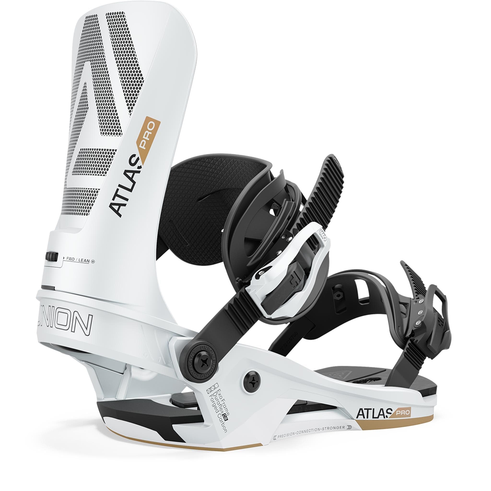 Union Atlas Pro Snowboard Binding Metallic White 2025 Mens Bindings