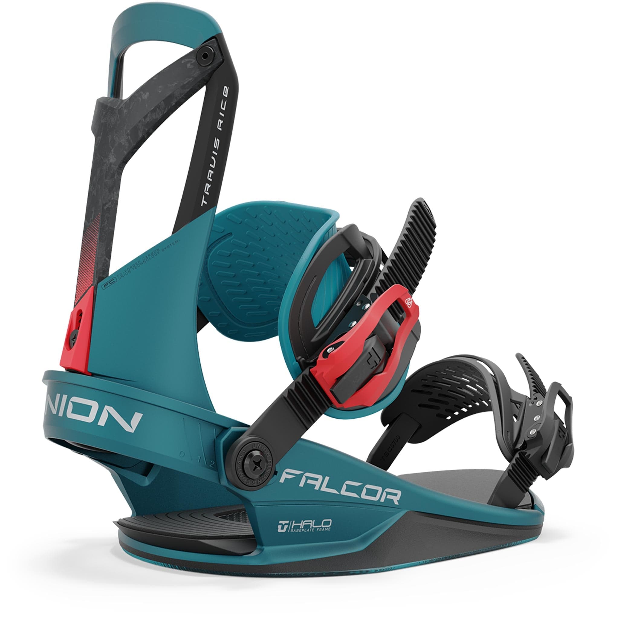 Union Falcor Snowboard Binding Teal 2025 Mens Bindings