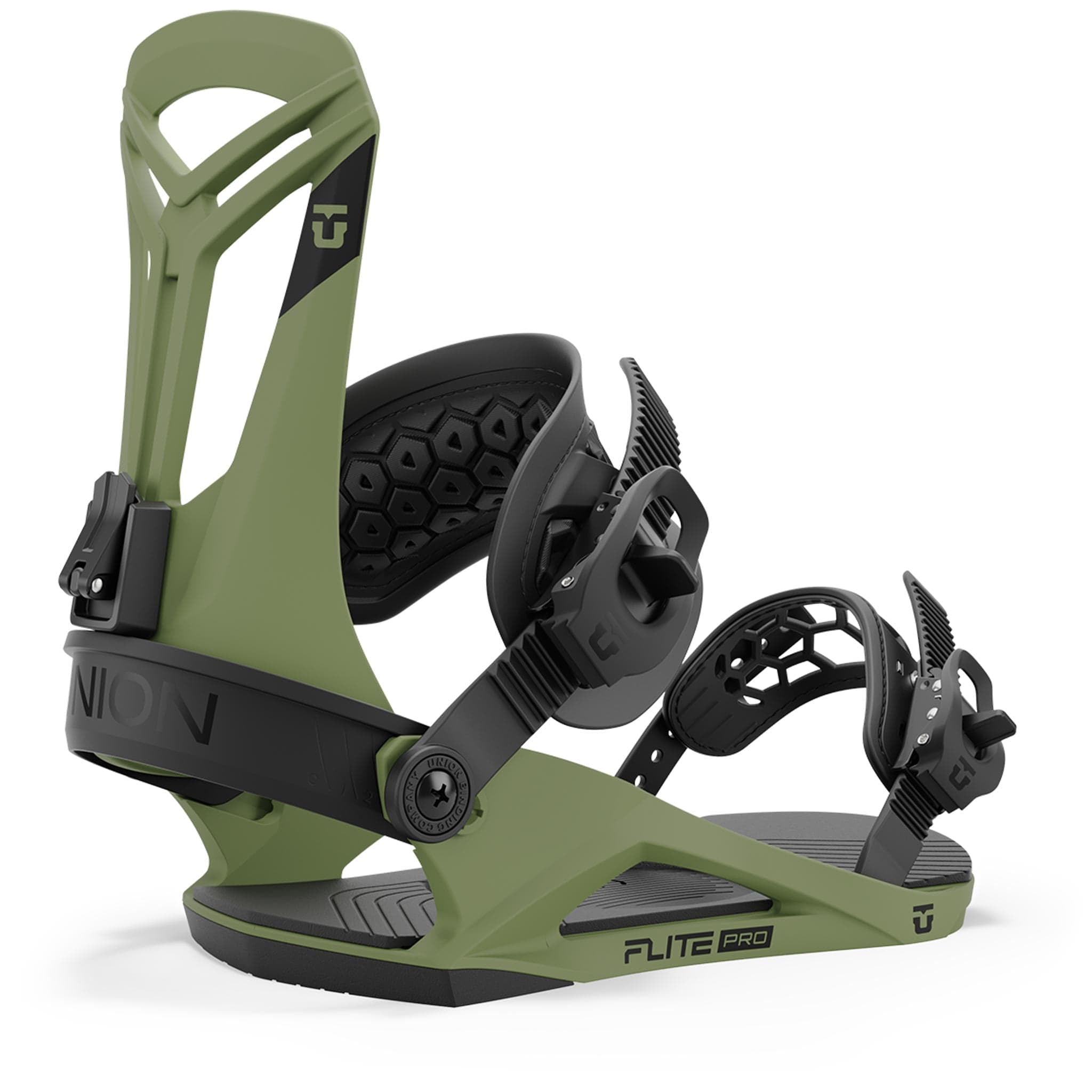 Union Flite Pro Snowboard Binding Olive Green 2025 Mens Bindings