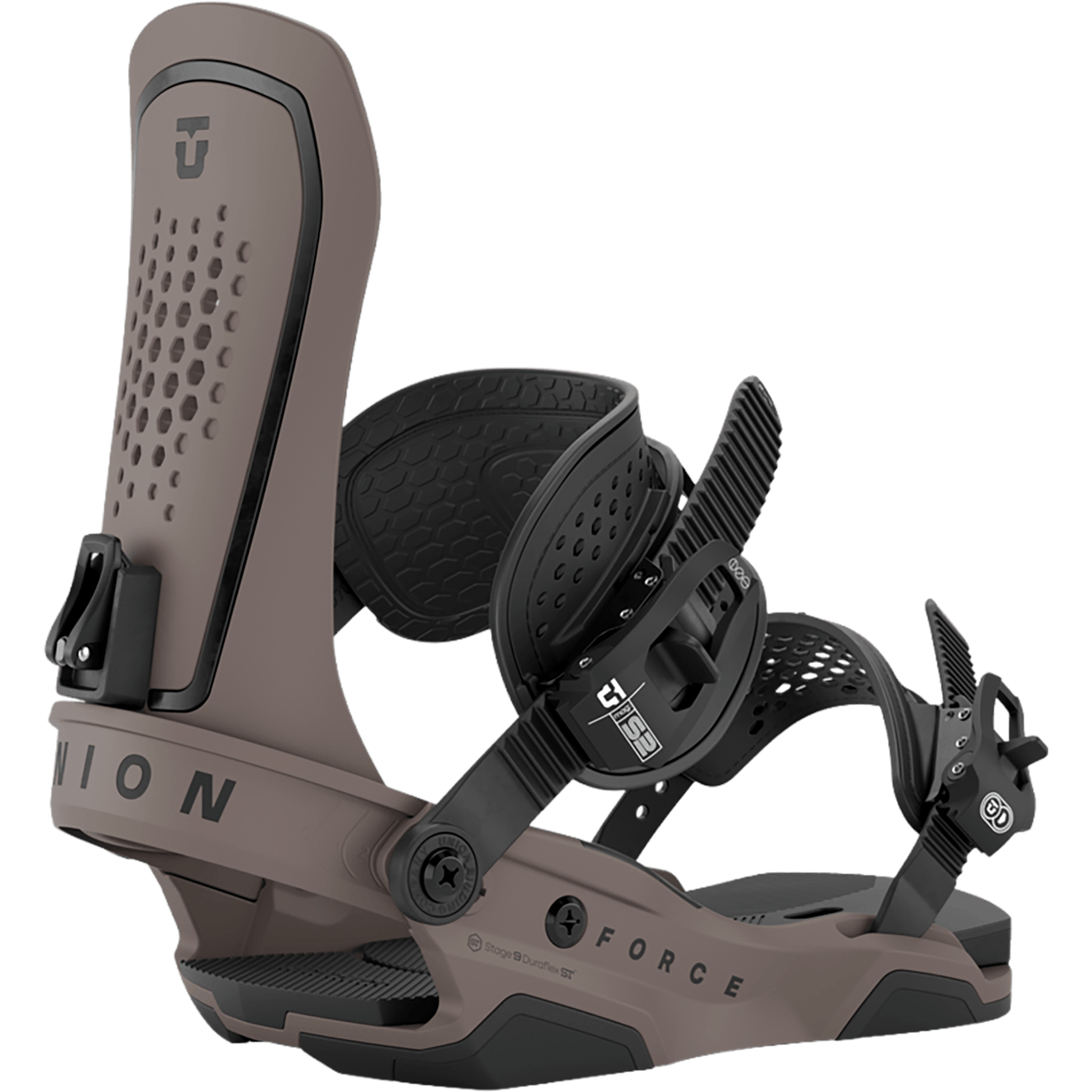 Union Force Snowboard Binding Brown 2027 Mens Snowboard Bindings