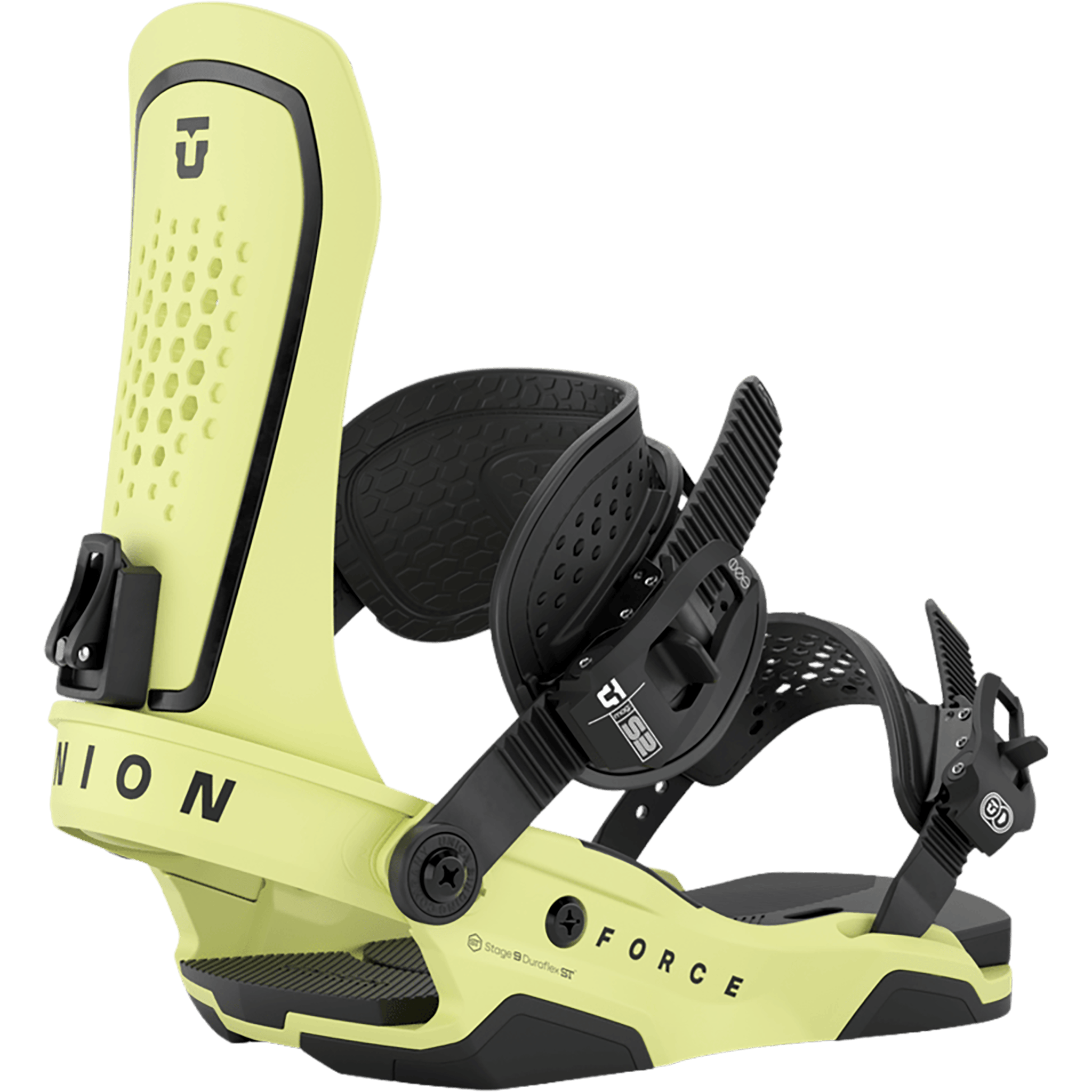 Union Force Snowboard Binding Yellow 2027 Mens Snowboard Bindings