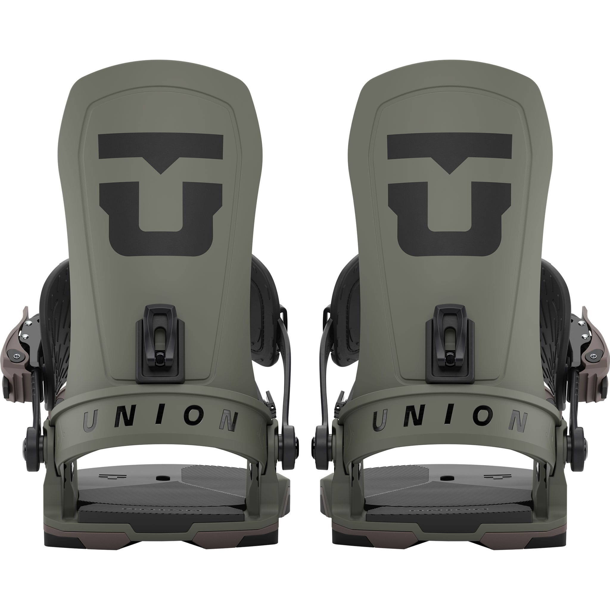 Union Force Team Snowboard Binding Tactical Green 2027 Mens Snowboard Bindings