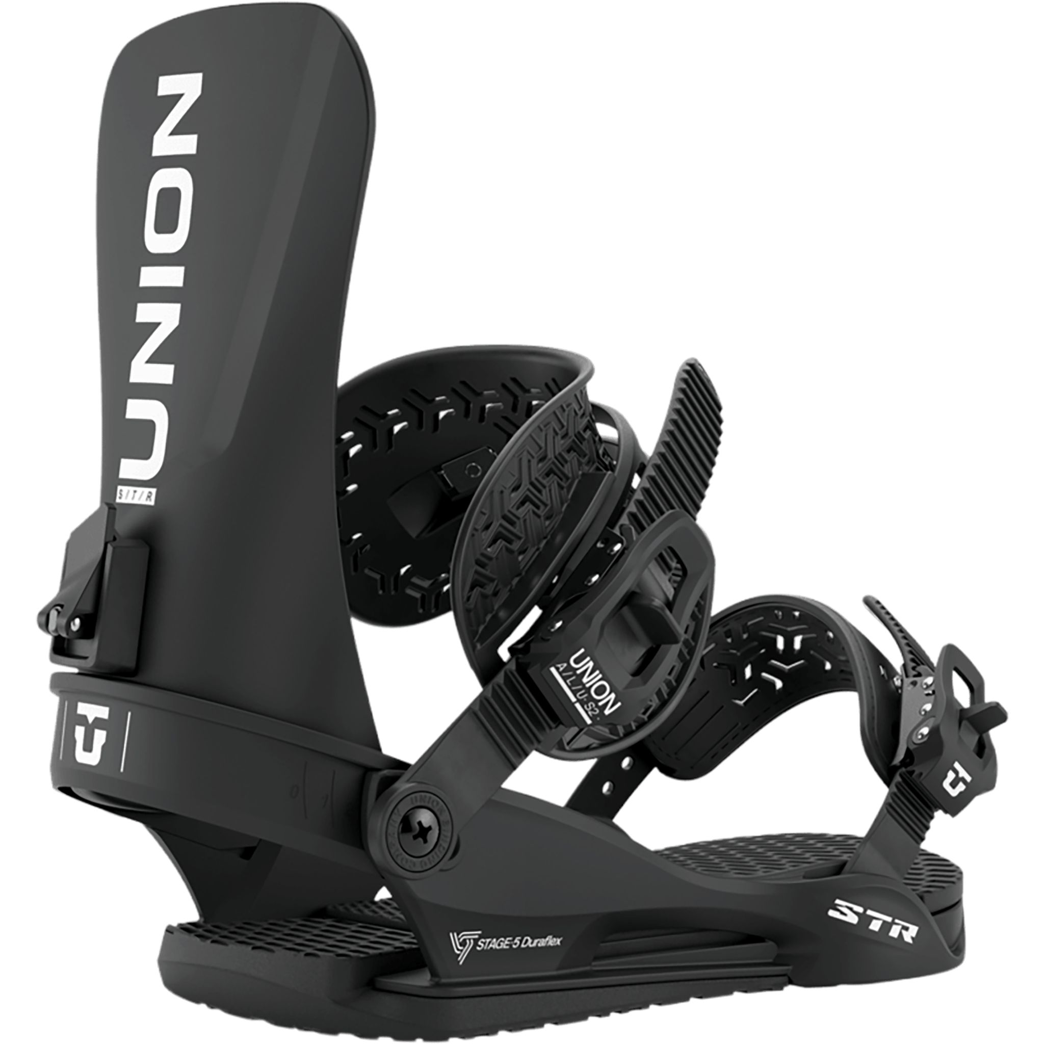 Union STR Snowboard Binding Black 2027 Mens Snowboard Bindings