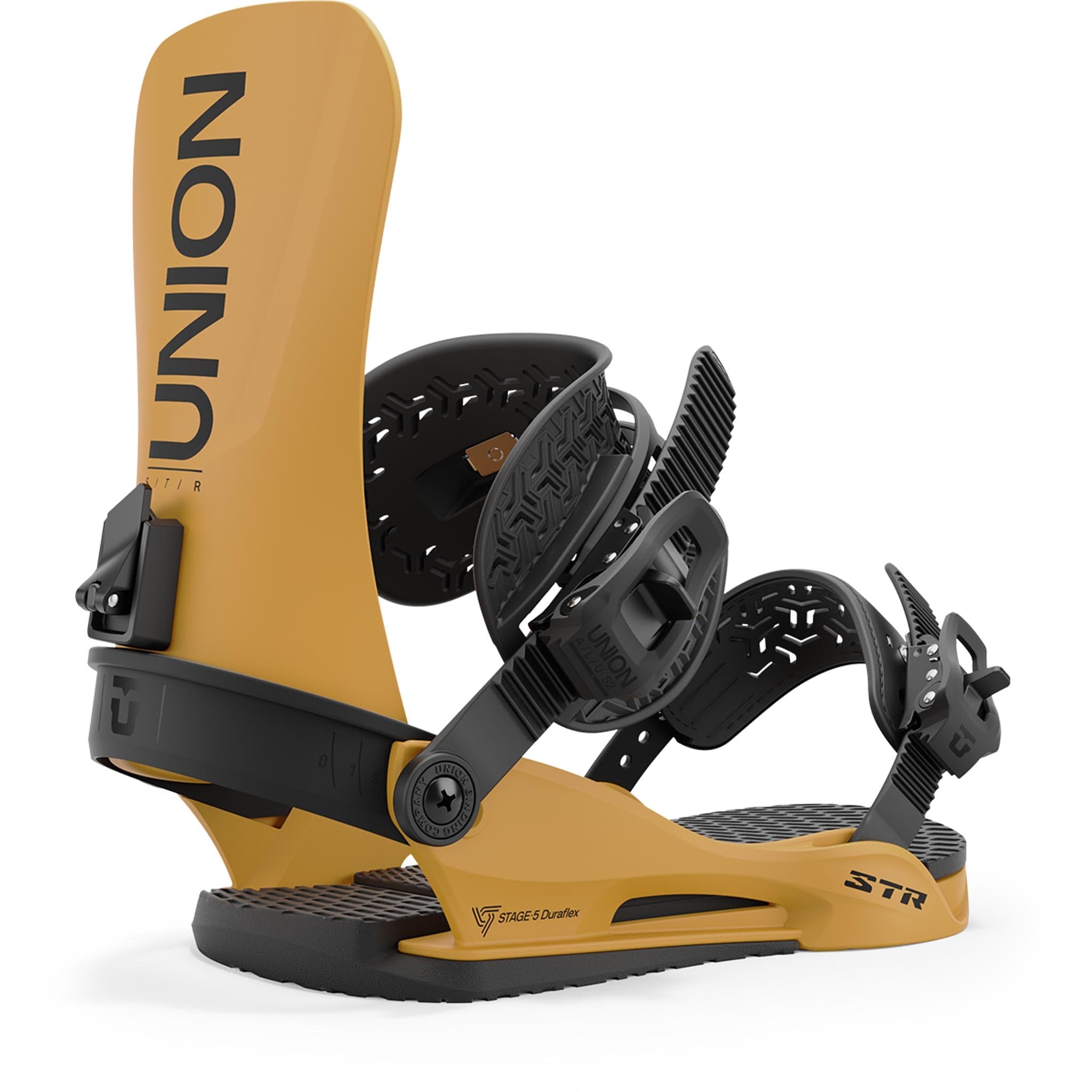 Union STR Snowboard Binding Mustard 2025 Mens Bindings