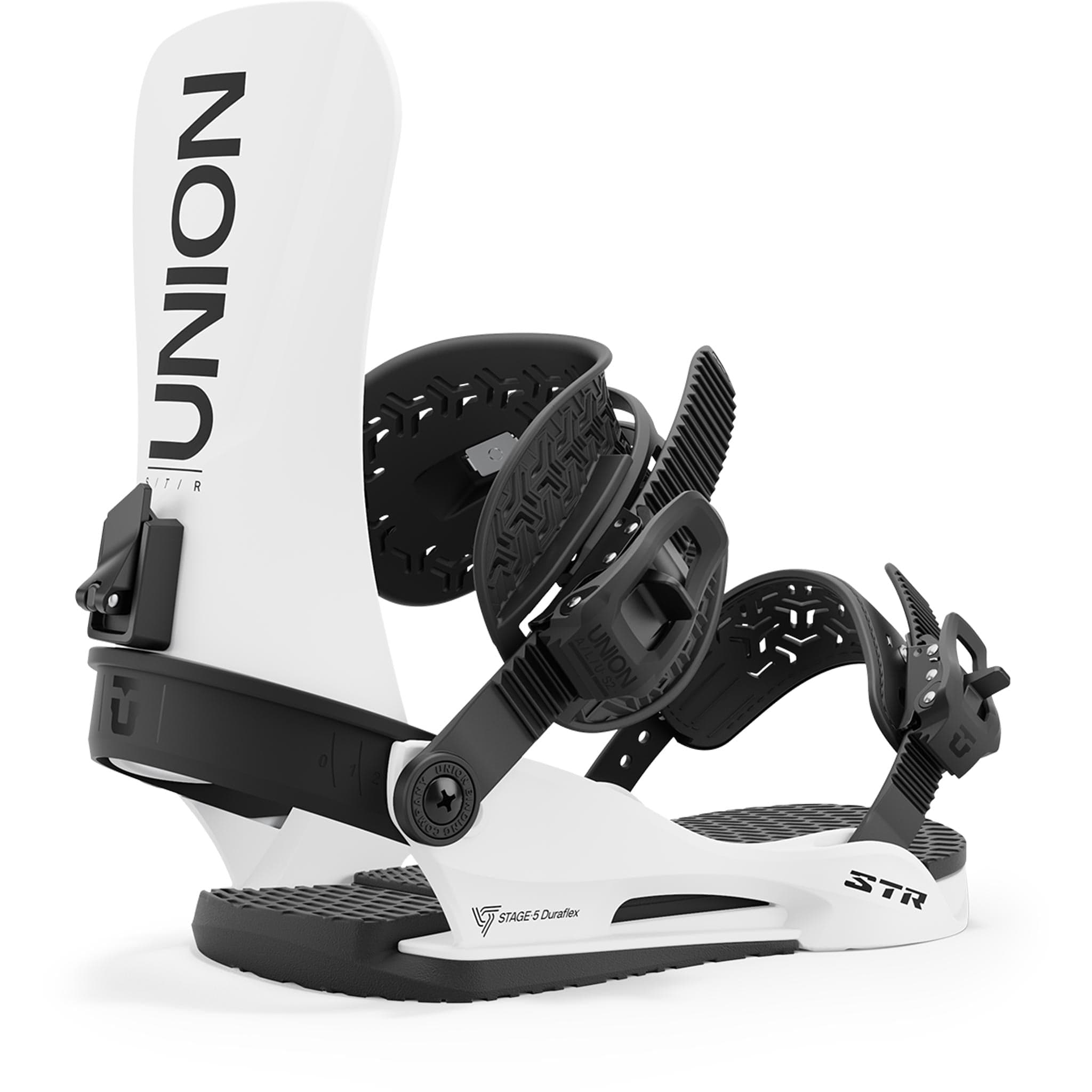 Union STR Snowboard Binding White 2025 Mens Bindings