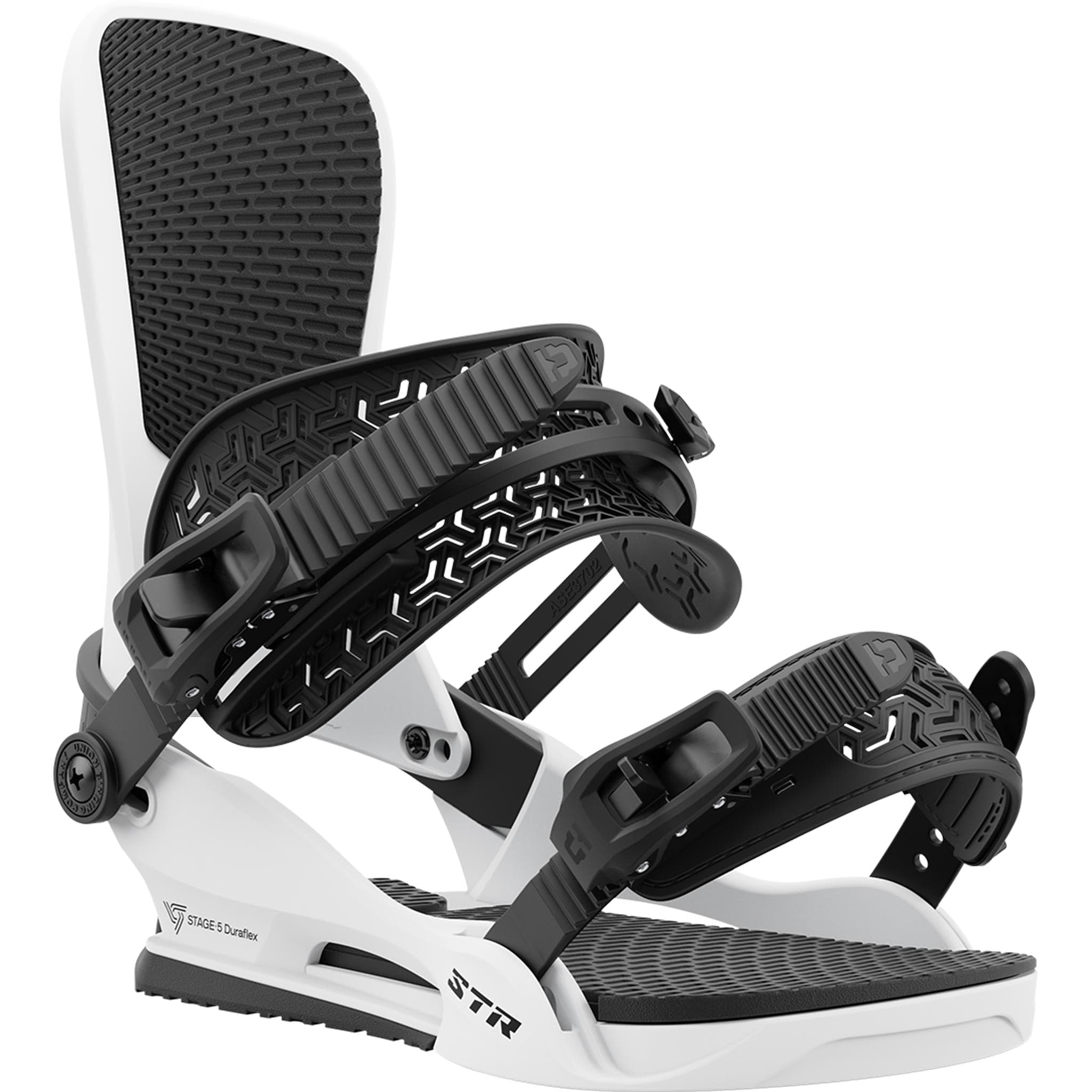 Union STR Snowboard Binding White 2025 Mens Bindings