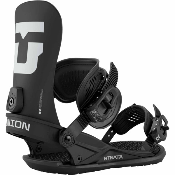 スノーボード UNION STRATA TEAM BLACK LIMITED M Strata Men's Snowboard Binding 2026 | Union Binding Company