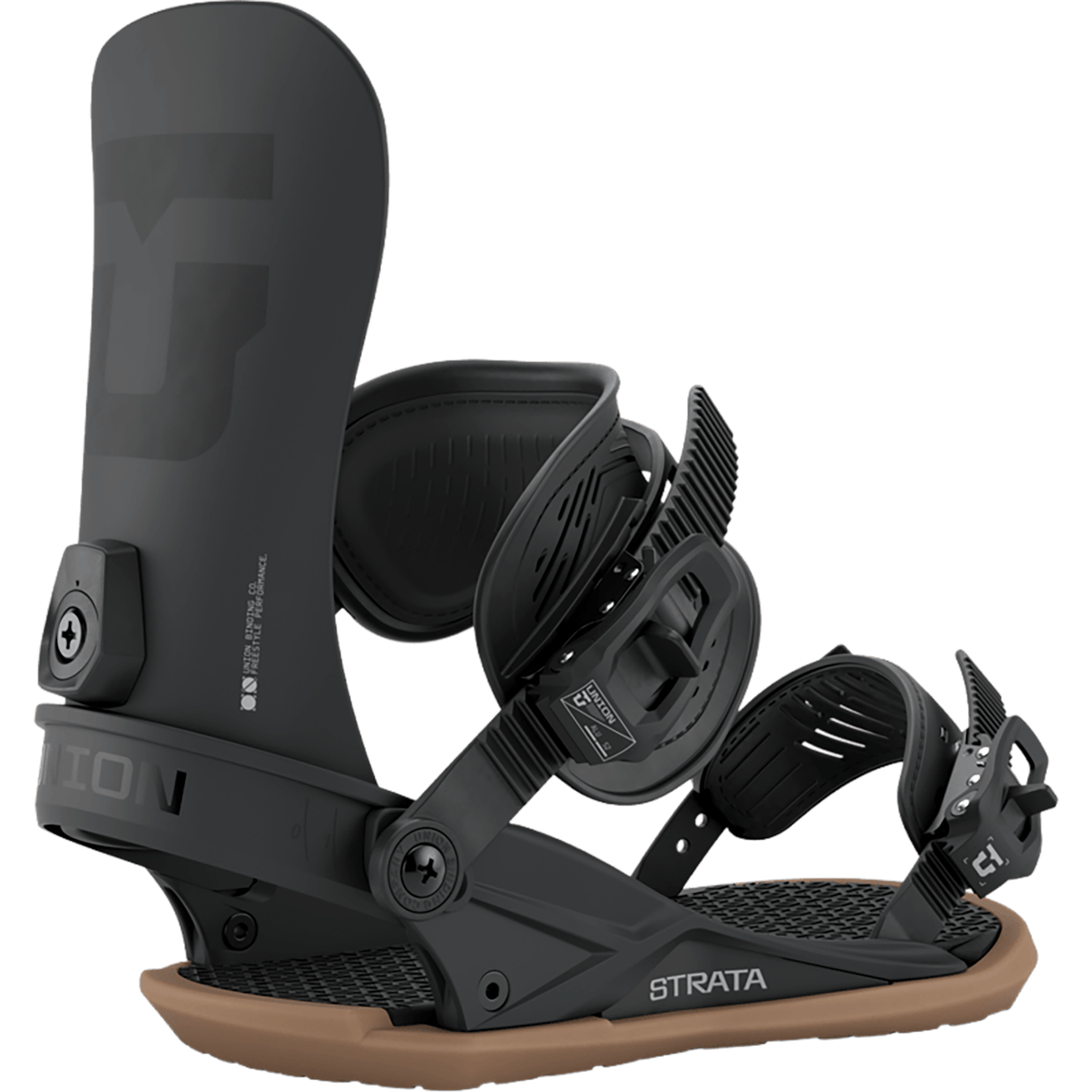 Union Strata Snowboard Binding Black 2027 Mens Snowboard Bindings