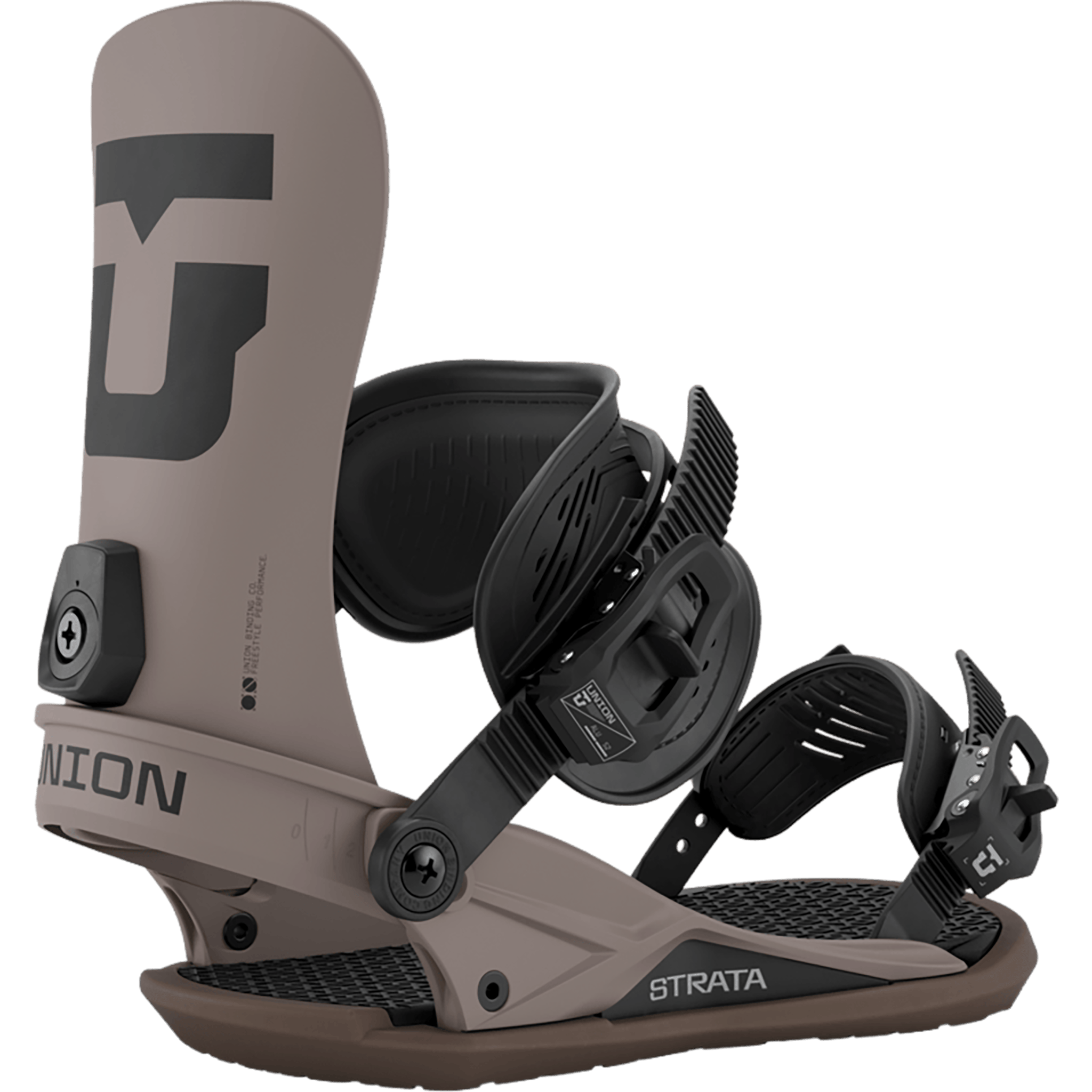 Union Strata Snowboard Binding Brown 2027 Mens Snowboard Bindings
