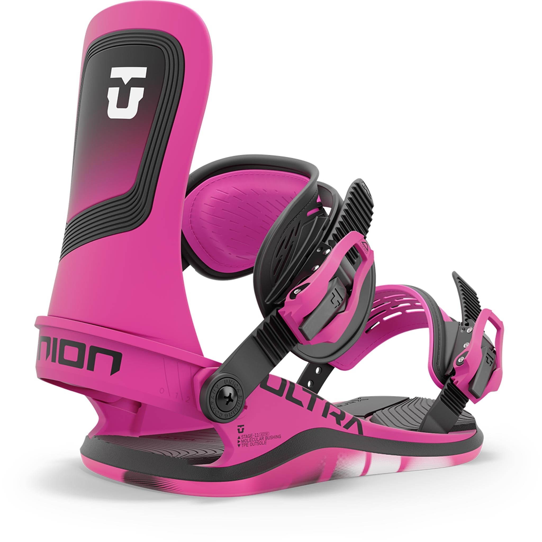 Union Ultra Womens Snowboard Binding Hot Pink 2025 Women's Bindings