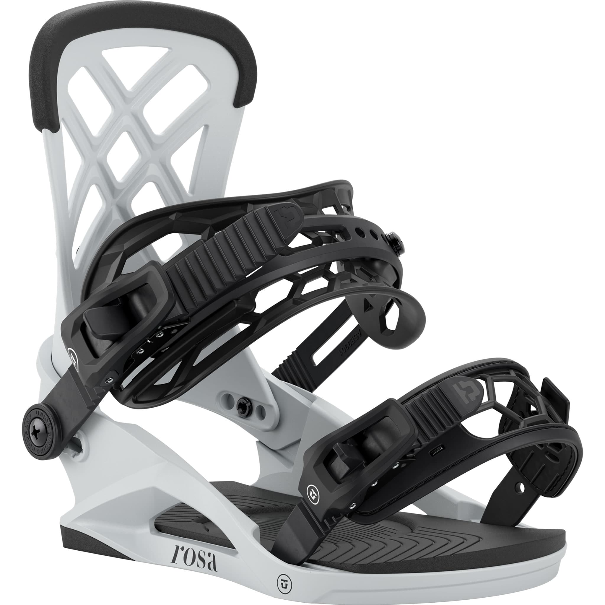 Union Women's Rosa Snowboard Binding Light Grey 2027 Womens Snowboard Bindings