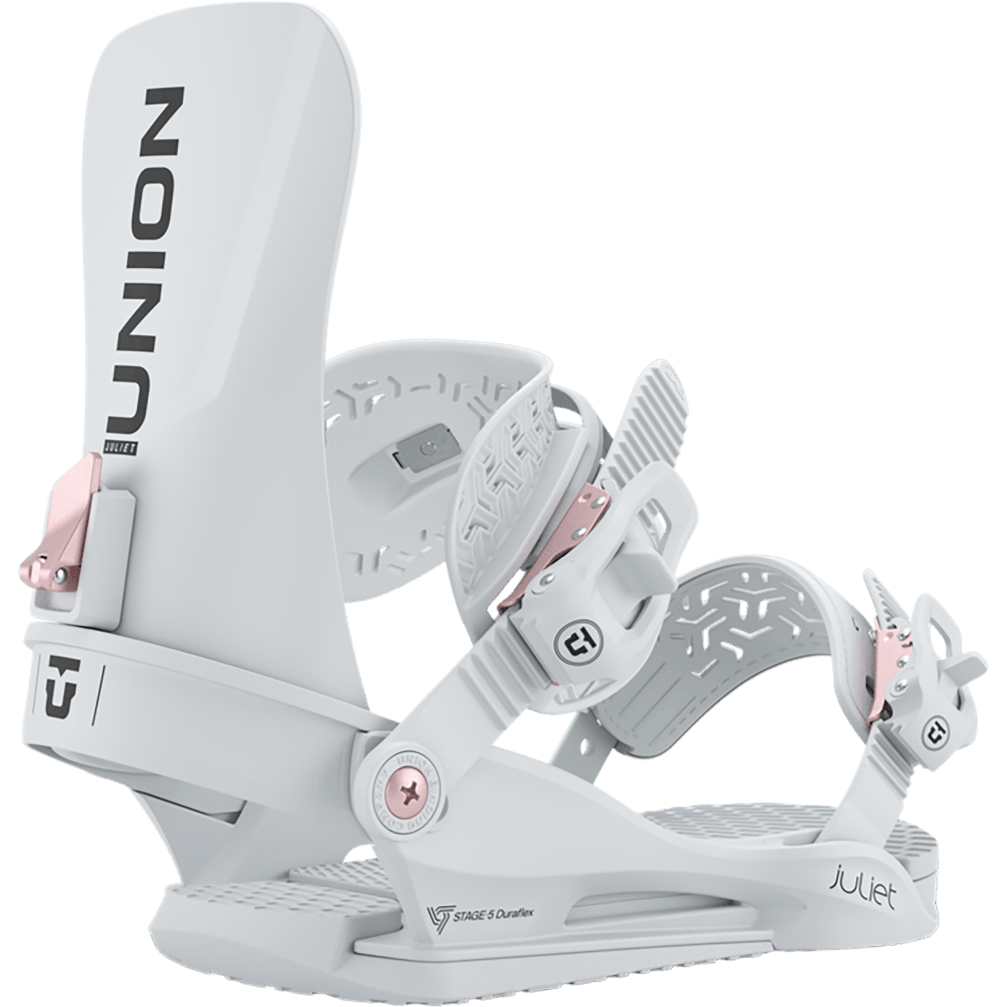 Union Womens Juliet Snowboard Binding Light Grey 2027 Womens Snowboard Bindings