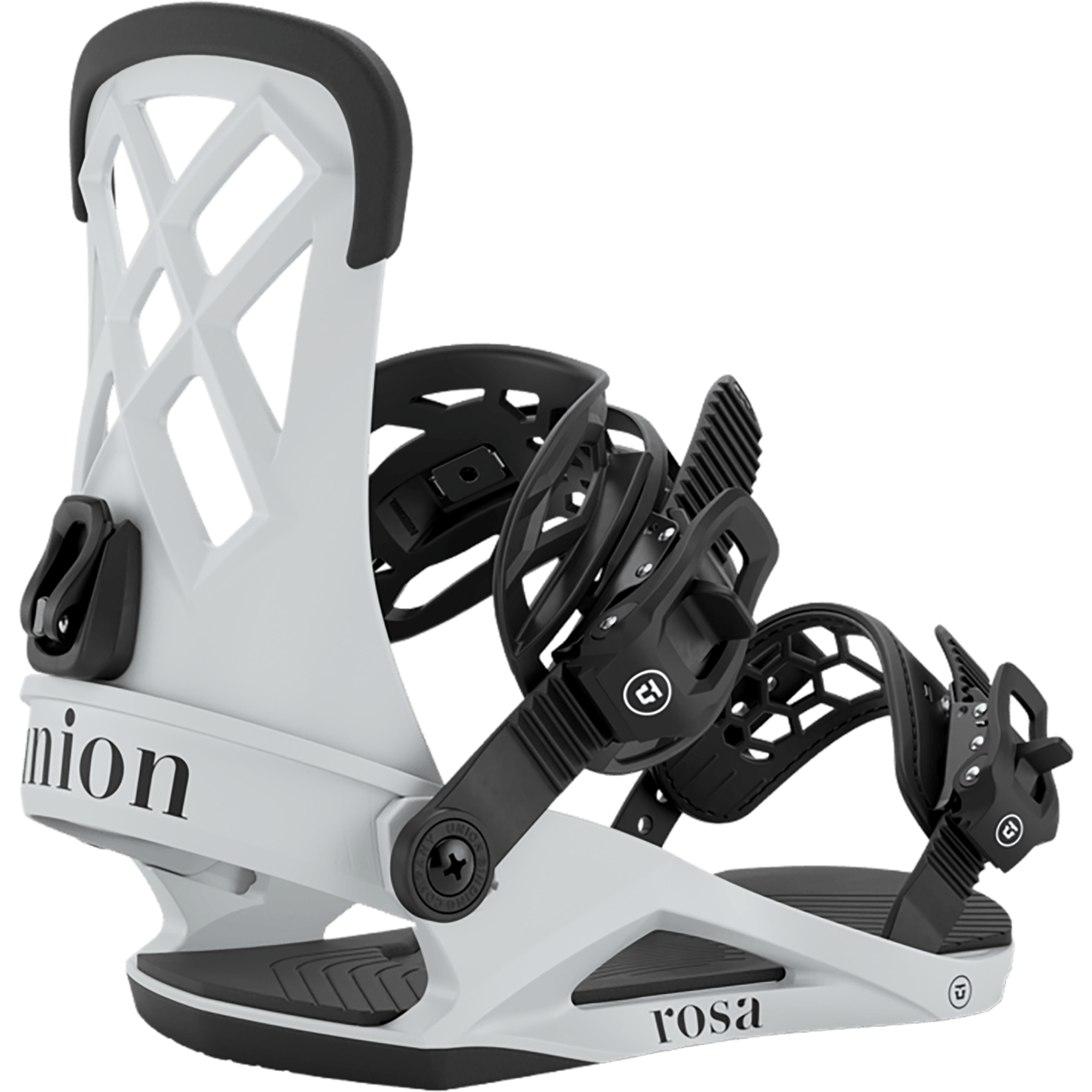 Union Womens Rosa Snowboard Binding Light Grey 2027 Womens Snowboard Bindings