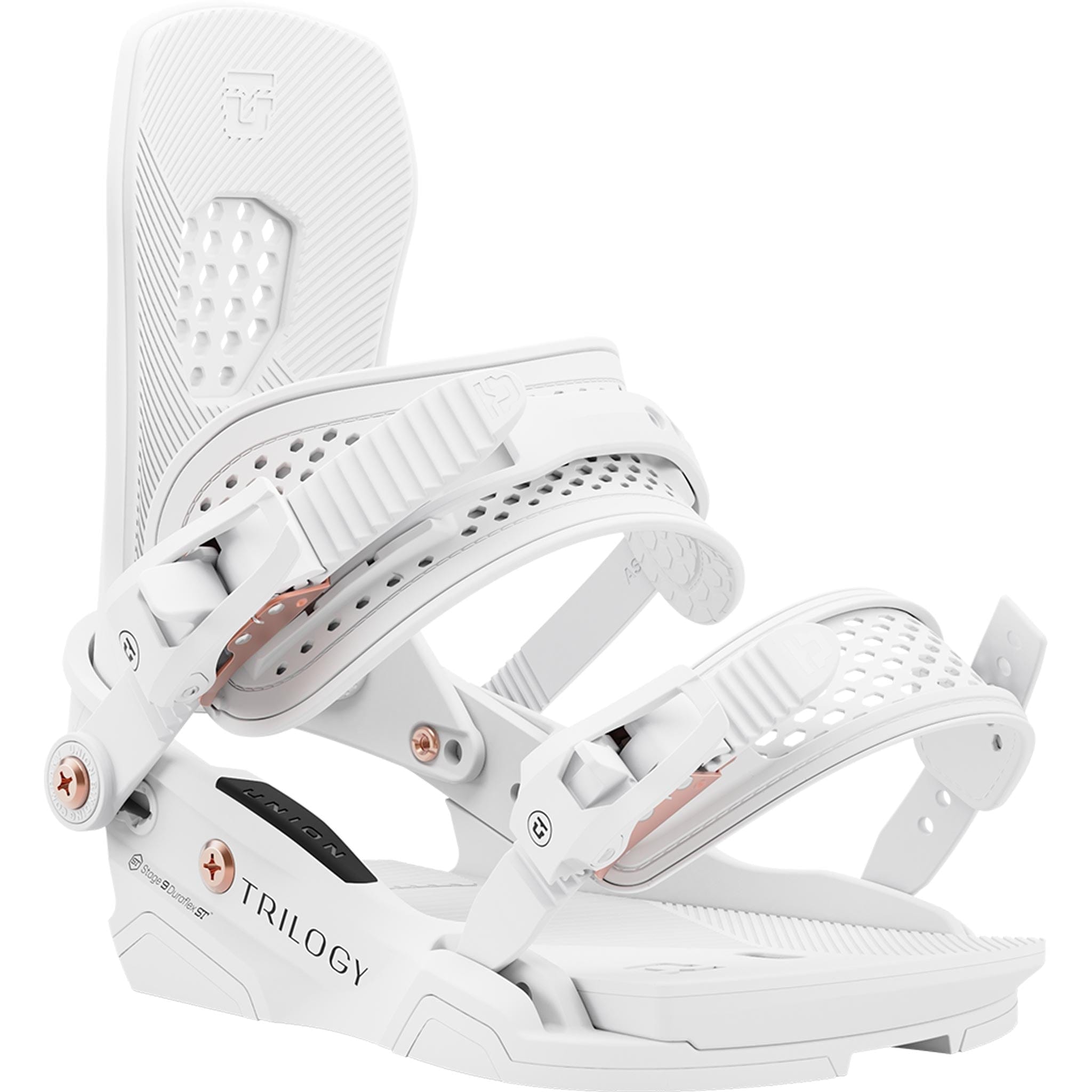 Union Womens Trilogy Snowboard Binding White 2025 Women's Bindings