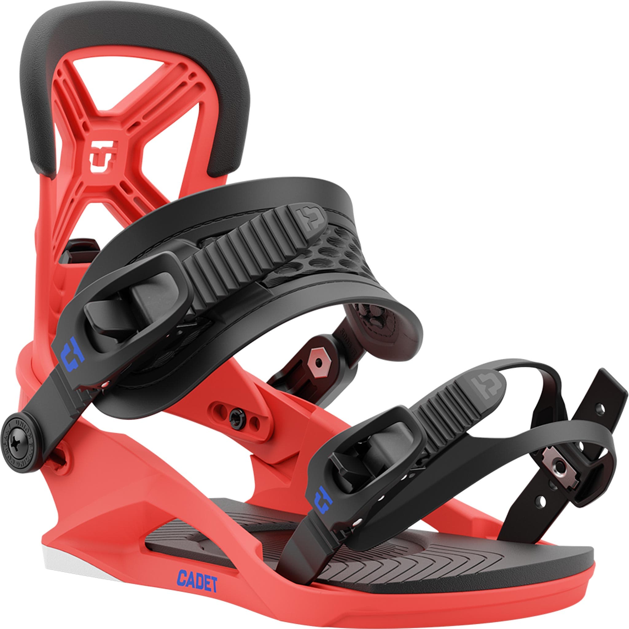 Union Youth Cadet Snowboard Binding Red 2025 Kids Binding