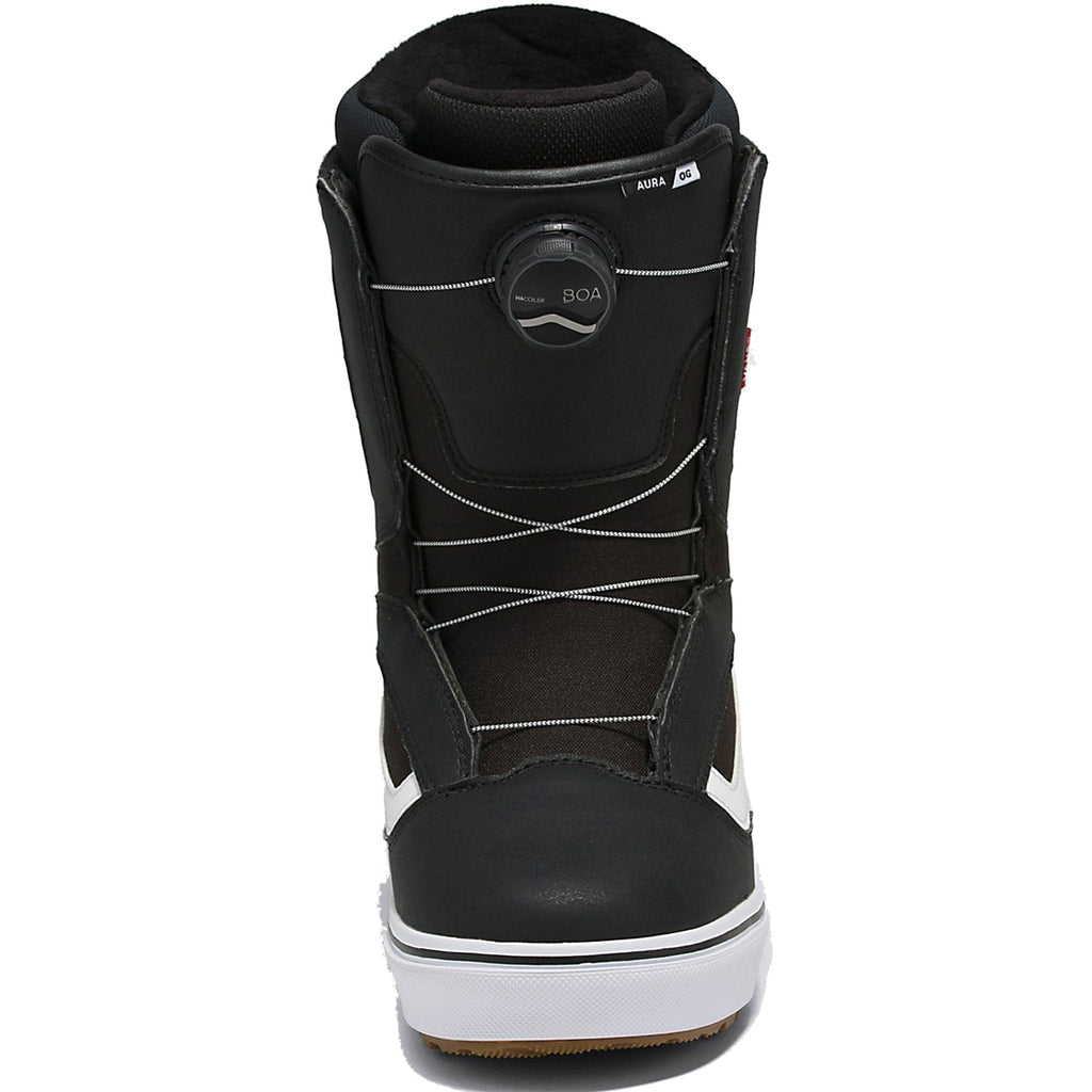 Vans Aura OG BOA Snowboard Boot Black White 2024 Mens Boots