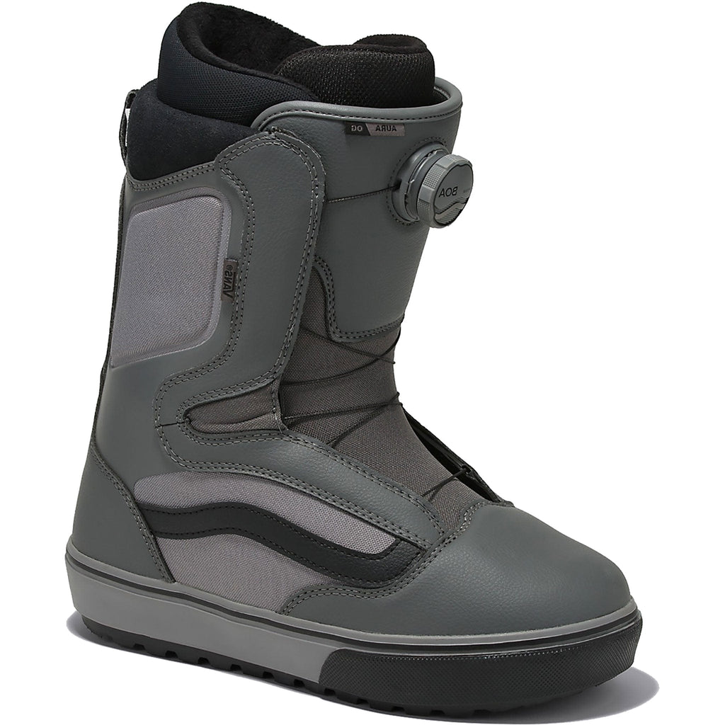 Vans Aura OG BOA Snowboard Boot Pewter Black 2024 Mens Boots