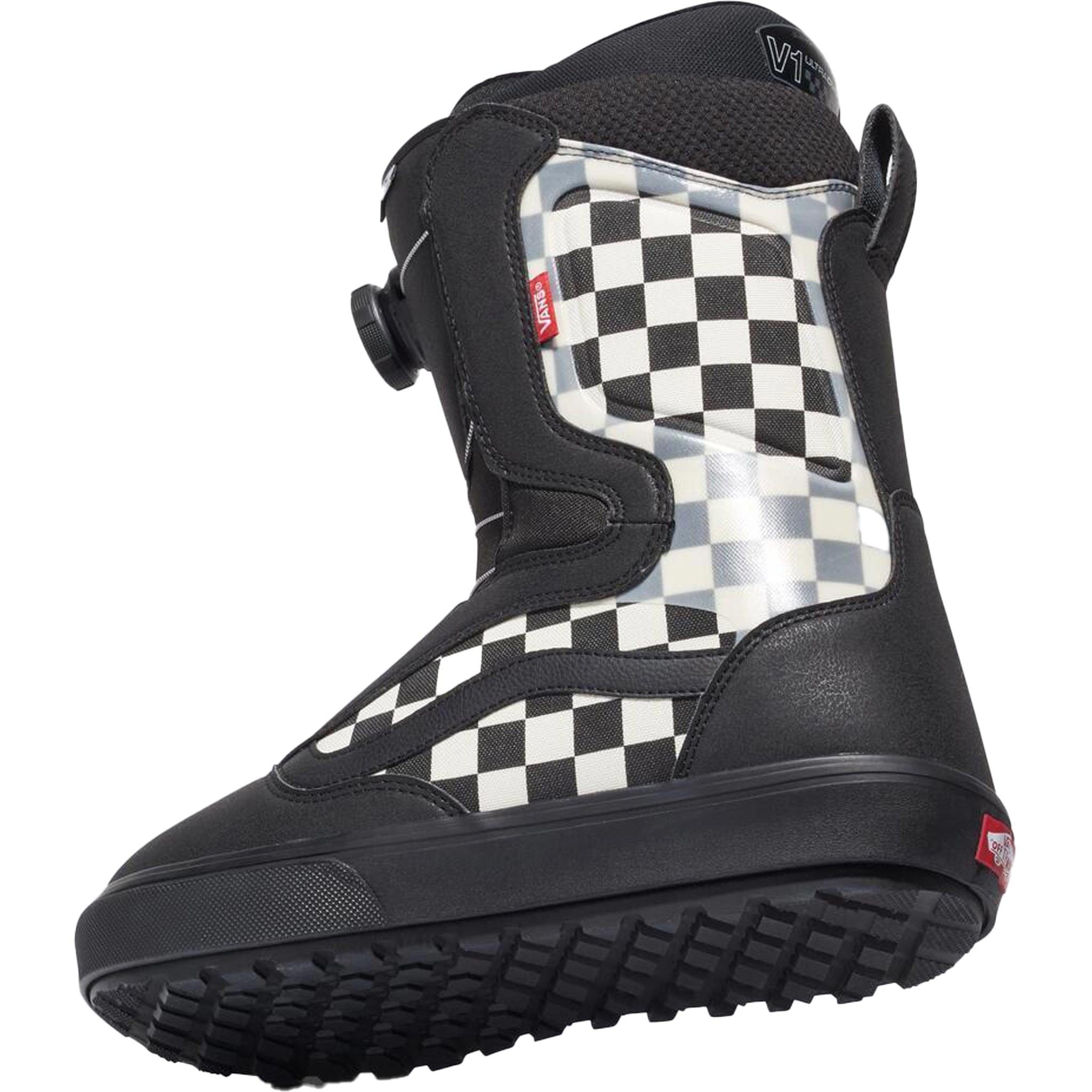 Vans Aura OG Snowboard Boots Black Checkerboard 2025 Mens Boots