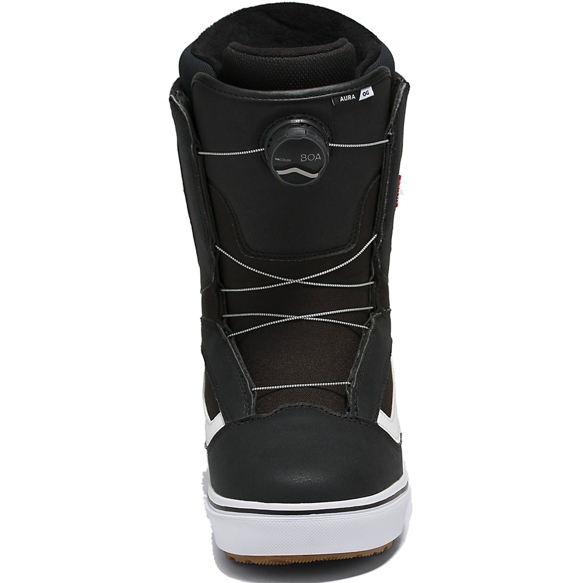 Vans Aura OG Snowboard Boots Black White 2026 - Sanction Skate And