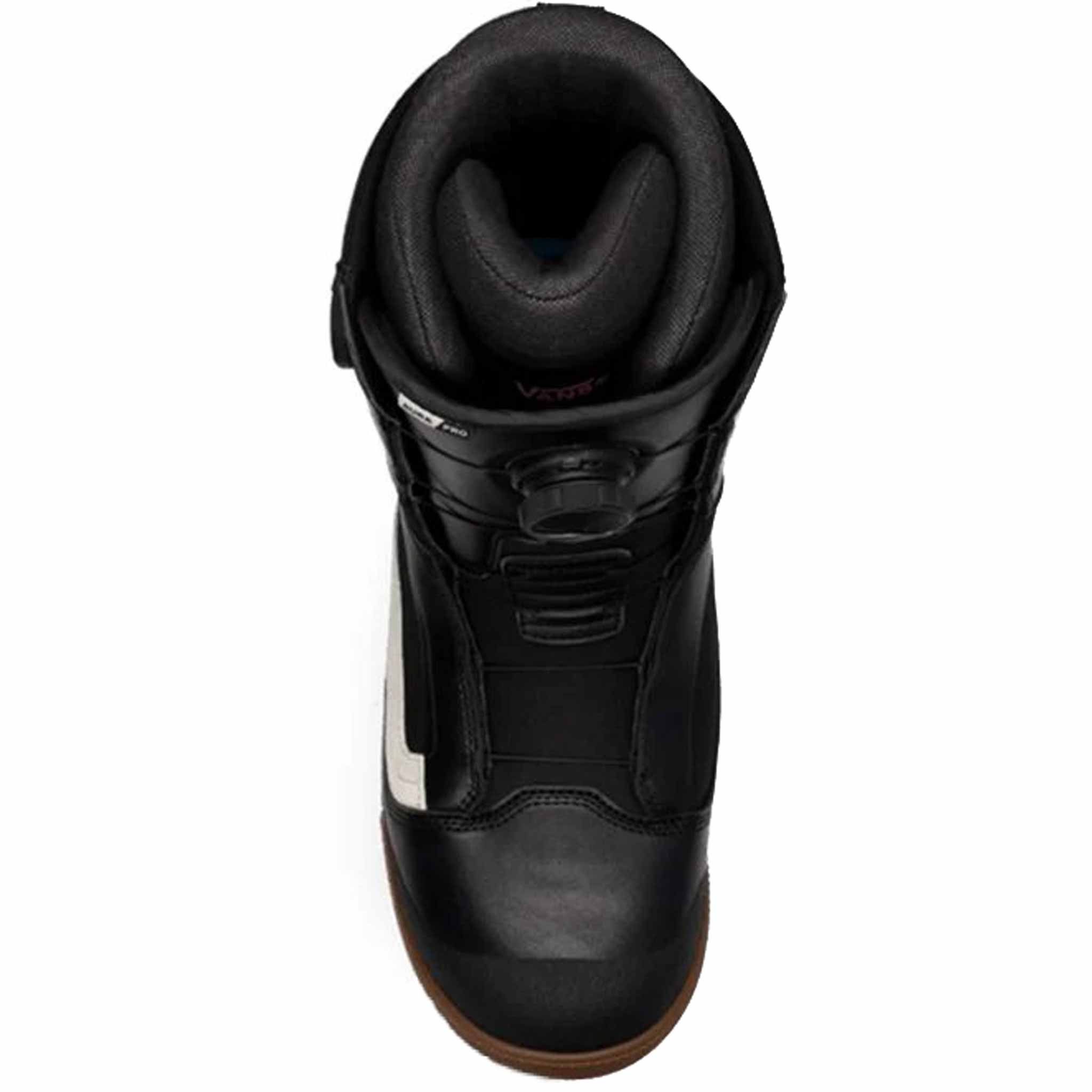 Vans Aura Pro Snowboard Boots Black White 2026 Mens Boots