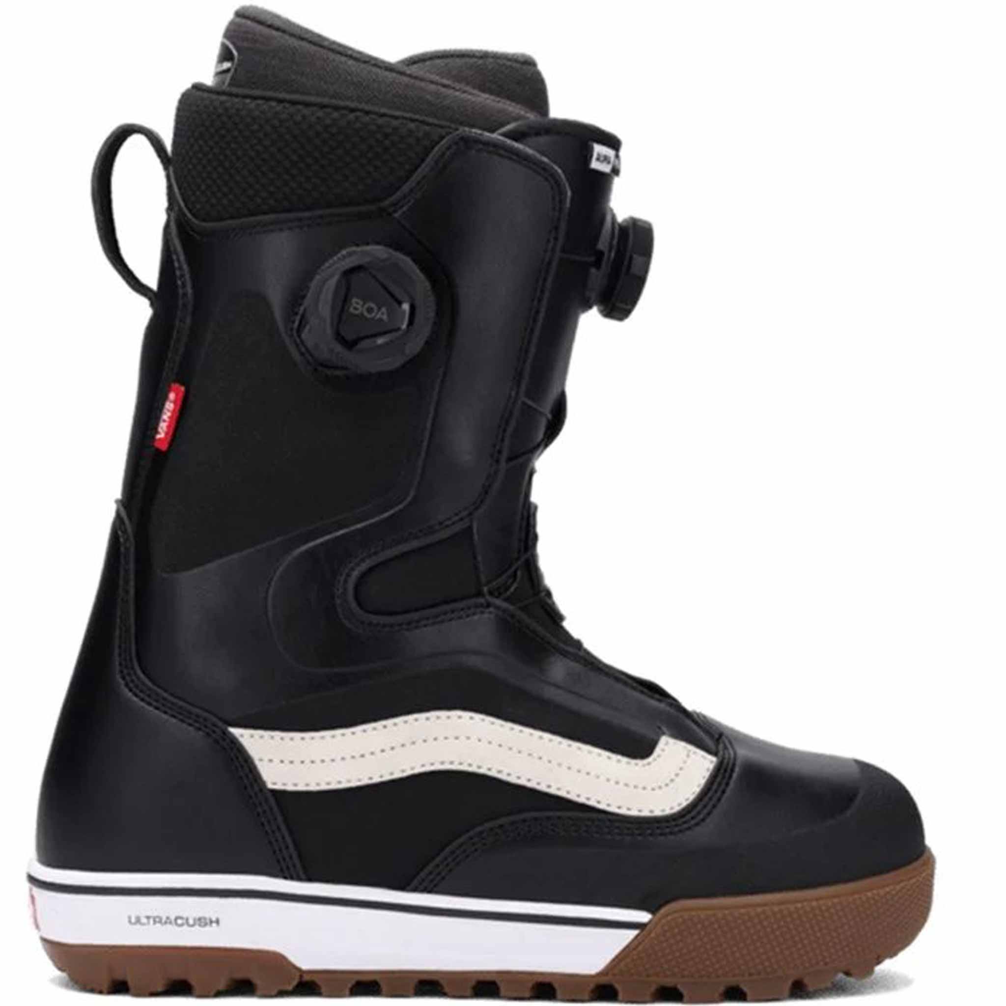 VANS Aura Pro スノーボードブーツ Vans Aura Pro Black White – Mens Snowboard Boots - Sanction Skate
